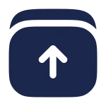 Archive Up Minimlistic SVG Icon